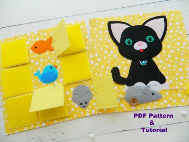 Quiet Book Pattern Pdf Quiet Book Pages Sensory Book - Etsy