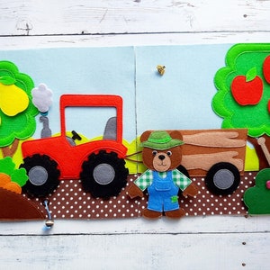 FARM Quiet Book PDF Pattern, Busy Book Pattern, Diy Quiet Book Pages, Toddler Quiet Book