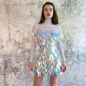 Sequin Party Dress Rave - Etsy Sequin Party Dress Rave - Etsy