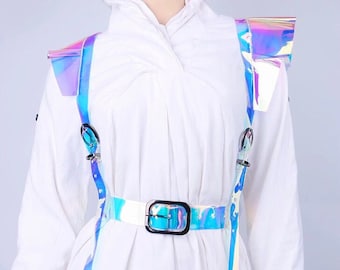 Holographic suspender strap  belt