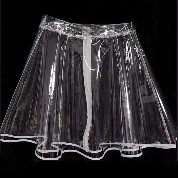 PVC SKIRT | clear vinyl | EDM Party music festival