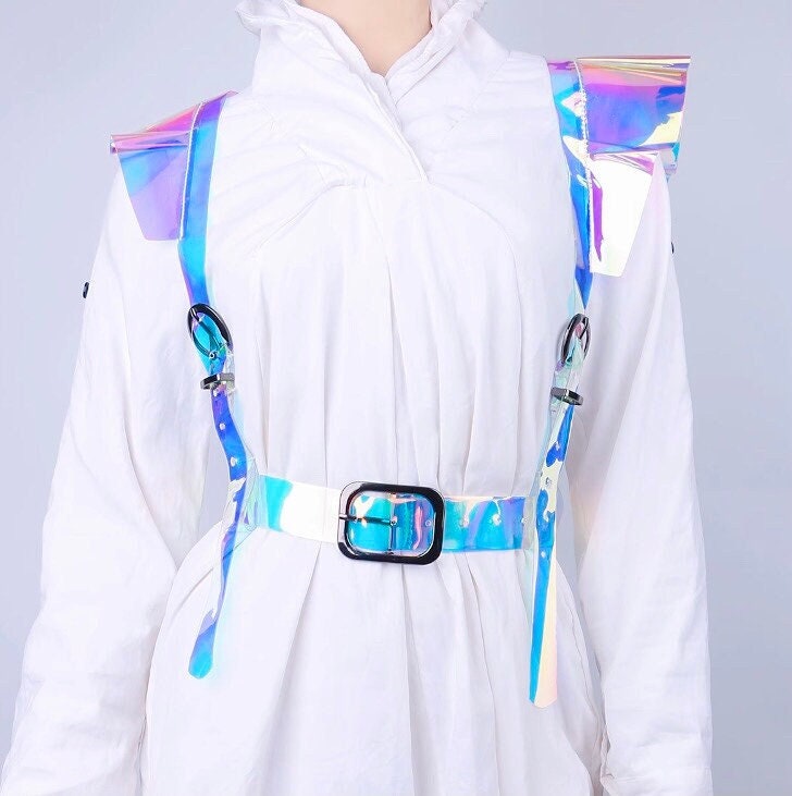 Rave Holographic Suspenders: Iridescent Music Festival  display picture 1
