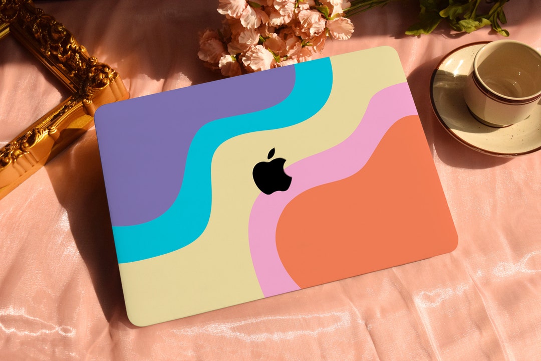 Pools and Lava Hard Protective Personalize MacBook Case for 2022 M2 13. ...