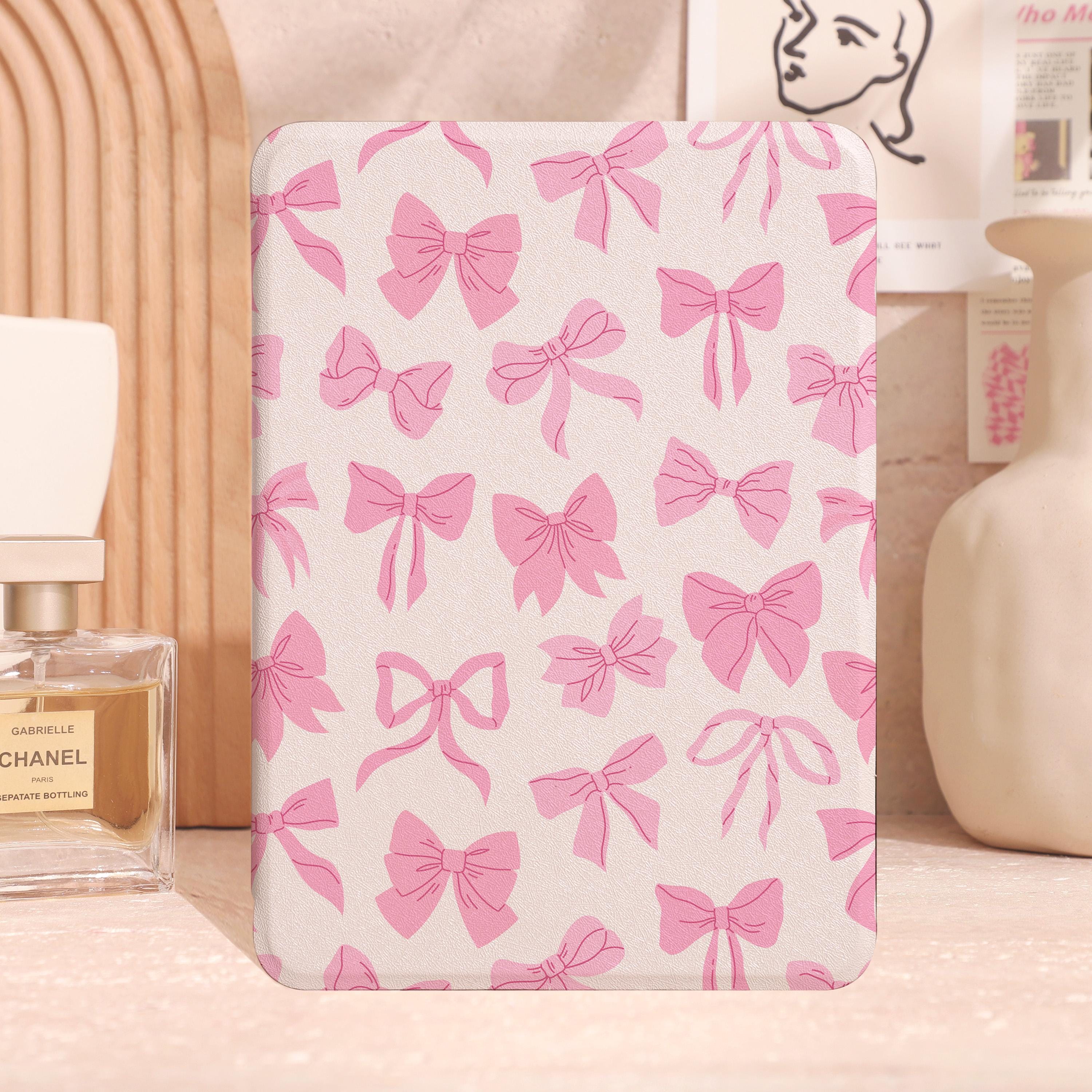 Cute Pink Bow 2024 Personalization Kindle Case, Paperwhite 12th 7 ...
