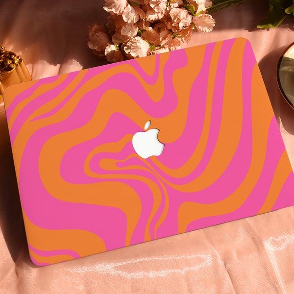 Pink Snail Tentacles Hard Protective Personalize Macbook Case for 2022 M2 13.6 A2681 MacBook Air/Pro 13 14 16 15 inch Laptop