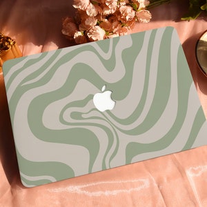 Sage Snail Tentacles Hard Protective Personalize Macbook Case for 2022 M2 13.6 A2681 MacBook Air/Pro 13 14 16 15 inch Laptop