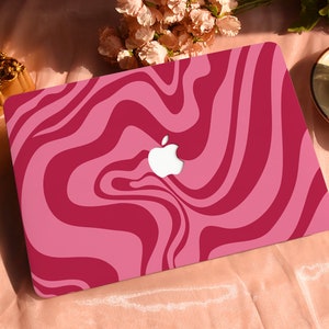 Magenta Snail Tentacles Hard Protective Personalize Macbook Case for 2022 M2 13.6 A2681 MacBook Air/Pro 13 14 16 15 inch Laptop