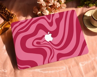 Magenta Snail Tentacles Hard Protective Personalize Macbook Case for 2022 M2 13.6 A2681 MacBook Air/Pro 13 14 16 15 inch Laptop