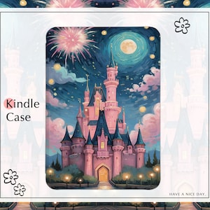 Pink Castle Kindle Paperwhite 2021/2022-skal, 2018 Kindle-skal, Helt nytt Kindle Paperwhite 11:e/10:e generationens fodral Kindle 6,8"