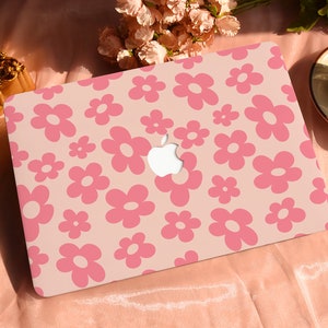 Pink Petite Floret Hard Protective Personalize Macbook Case for 2022 M2 13.6 A2681 MacBook Air/Pro 13 14 16 15 inch Laptop