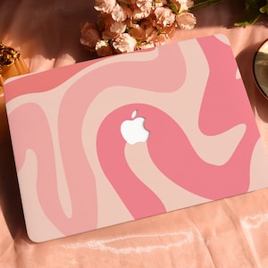 Peachy Water Splash Hard Protective Personalize Macbook Case for 2022 M2 13.6 A2681 MacBook Air/Pro 13 14 16 15 inch Laptop