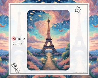 Custodia Kindle Paperwhite 2021/2022 Torre Eiffel, custodia Kindle 2018, nuovissima custodia Kindle Paperwhite 11a/10a generazione Custodia Kindle 6.8