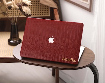 Red MacBook Case for New M2 Air 13 A2681 M2 Pro 13 A2338, MacBook Case for 2024 All New MacBook M2 M3 M4 Laptop Case