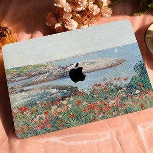 Seaside Hard Protective Personalize Macbook Case for 2022 M2 13.6 A2681 MacBook Air/Pro 13 14 16 15 inch Laptop