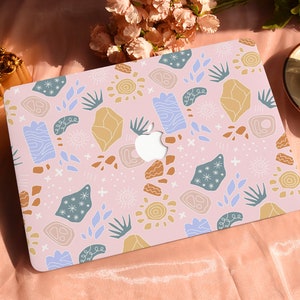 Pink Stone Land Hard Protective Personalize Macbook Case for 2022 M2 13.6 A2681 MacBook Air/Pro 13 14 16 15 inch Laptop