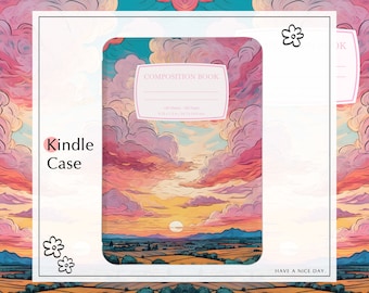 Étui pour Kindle Paperwhite 2021/2022 rose nuage, étui pour Kindle 2018, toute nouvelle couverture Kindle Paperwhite 11e/10e génération pour Kindle 6,8 po.