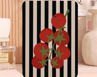 Leckere Tomate 2024 Personifizierung Kindle Hülle, Paperwhite 12th 7 '' 11th 6.8 '', Alle neuen Kindle 12th Gen Hülle mit Auto Wake / Sleep