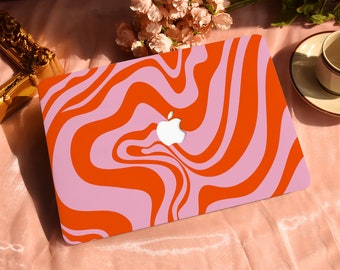 Orange Snail Tentacles Harte Schutzhülle für 2022 M2 13.6 A2681 MacBook Air / Pro 13 14 16 15 Zoll Laptop