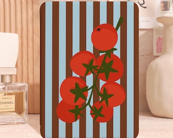 Leckere Tomate 2024 Personifizierung Kindle Hülle, Paperwhite 12th 7 '' 11th 6.8 '', Alle neuen Kindle 12th Gen Hülle mit Auto Wake / Sleep