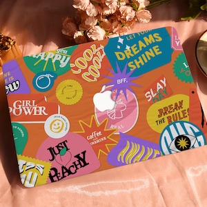 Sticker Art Hard Protective Personalize Macbook Case for 2022 M2 13.6 A2681 MacBook Air/Pro 13 14 16 15 inch Laptop