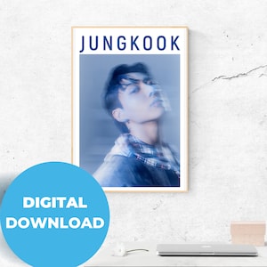Jungkook Seven BTS Poster (Digital Download) | Digital Wall Art | Kpop Wall Art | Digital Download