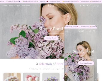 Flora – Tema editorial de Shopify para floristerías y tiendas de flores