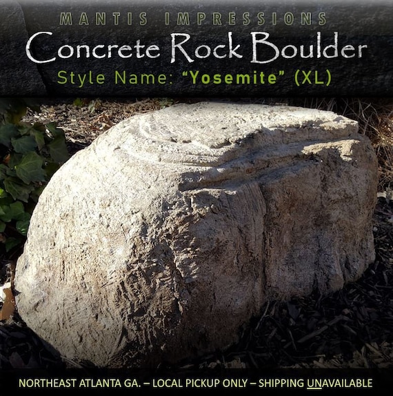 XL Fake Rock Boulder YOSEMITE made-to-order Local Atlanta Pickup Only 