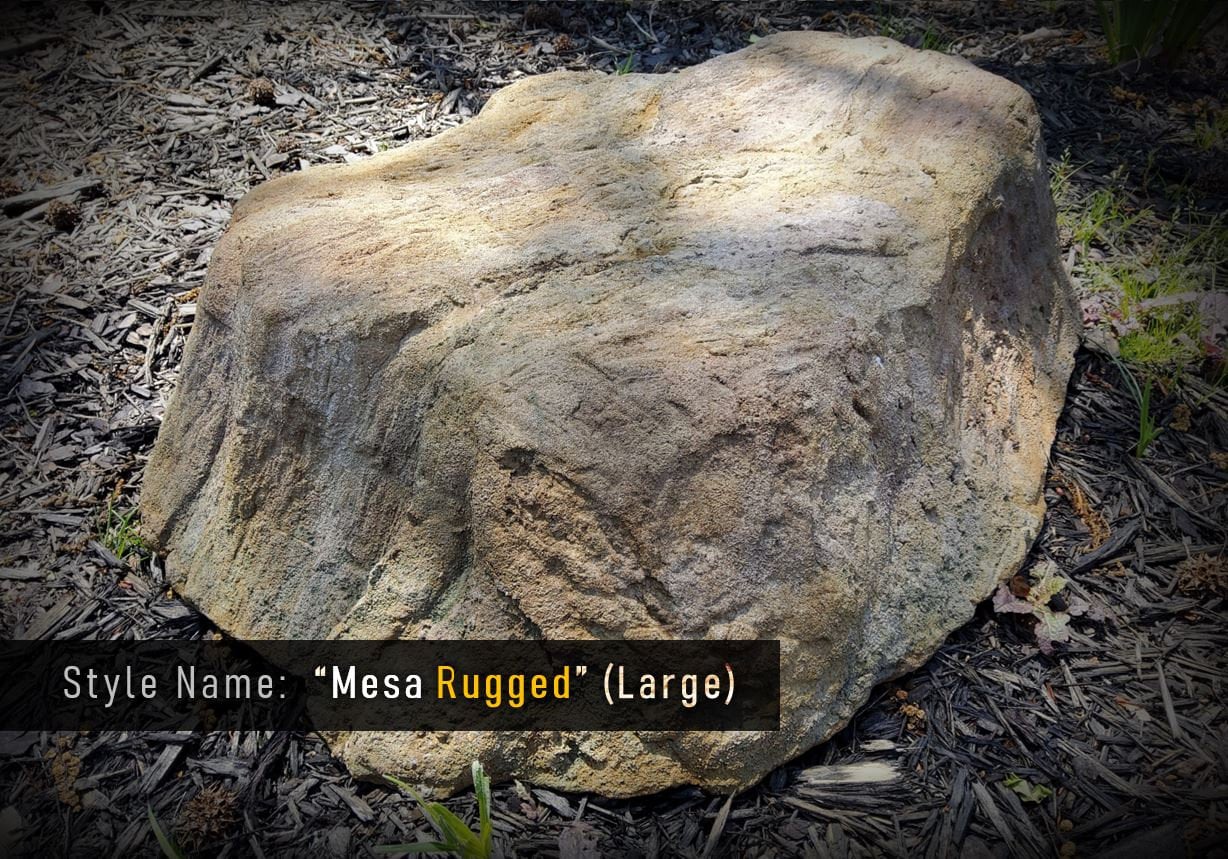 Large Fake Rock Boulder MESA RUGGED made-to-order Local Atlanta Pickup Only  