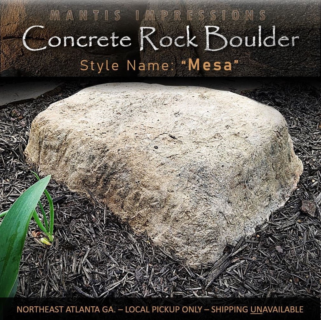 Large Fake Rock Boulder MESA madetoorder Local Atlanta Etsy