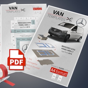 VITO Paper FLOOR template-L1 / swb-type from 2014- Ply Lining Floor-PDF, Mercedes, Van Plywood