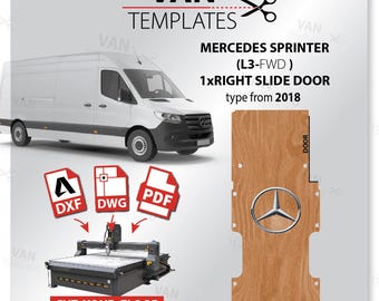 SPRINTER Paper FLOOR Template-l3-fwd-type From 2018- Right Door,ply ...