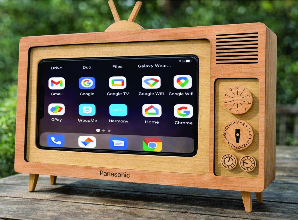 Tv File Front TV Stand for Mobile Phone | Digital File | Glowforge File| Vector File ...