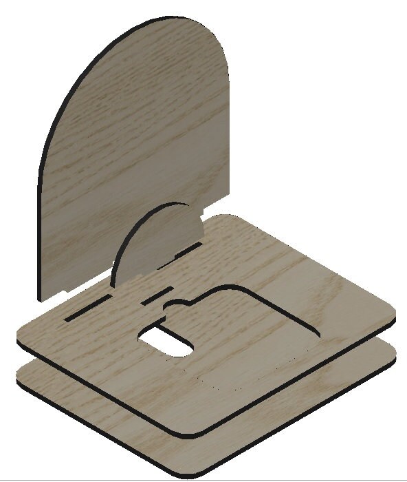 Square Card Reader| Digital File Only| Business Card Holder| CDR DXF Ai ...