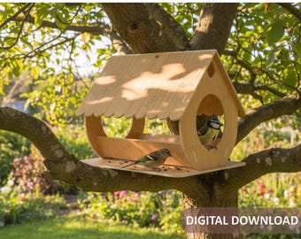 Laser Cut Birdhouse Plan | Vector Files (Digital Download)