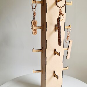 Key Display Stand | Counter Display Stand | Gift Display | DXF, Svg, AI, EPS | Laser Cut Downloads