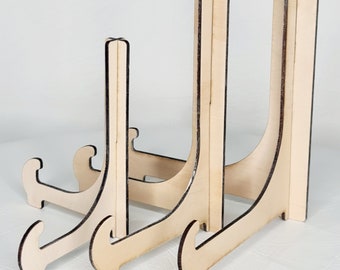 Plate Holder | Book stand | digital file| SVG, AI, EPS, dxf | Laser Cut file |