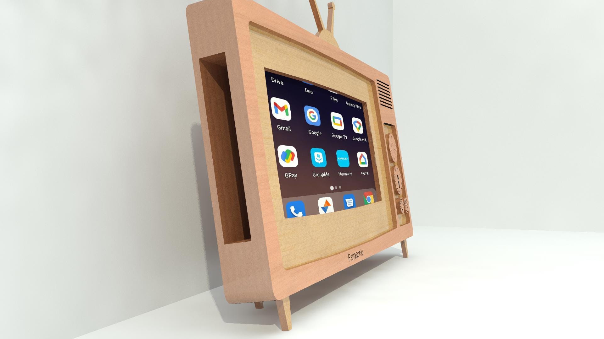 Tv File Front TV Stand for Mobile Phone | Digital File | Glowforge File| Vector File ...