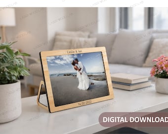 Laser cut photo frame Svg | Glowforge | digital file | CDR Pdf Svg Dxf Ai Eps