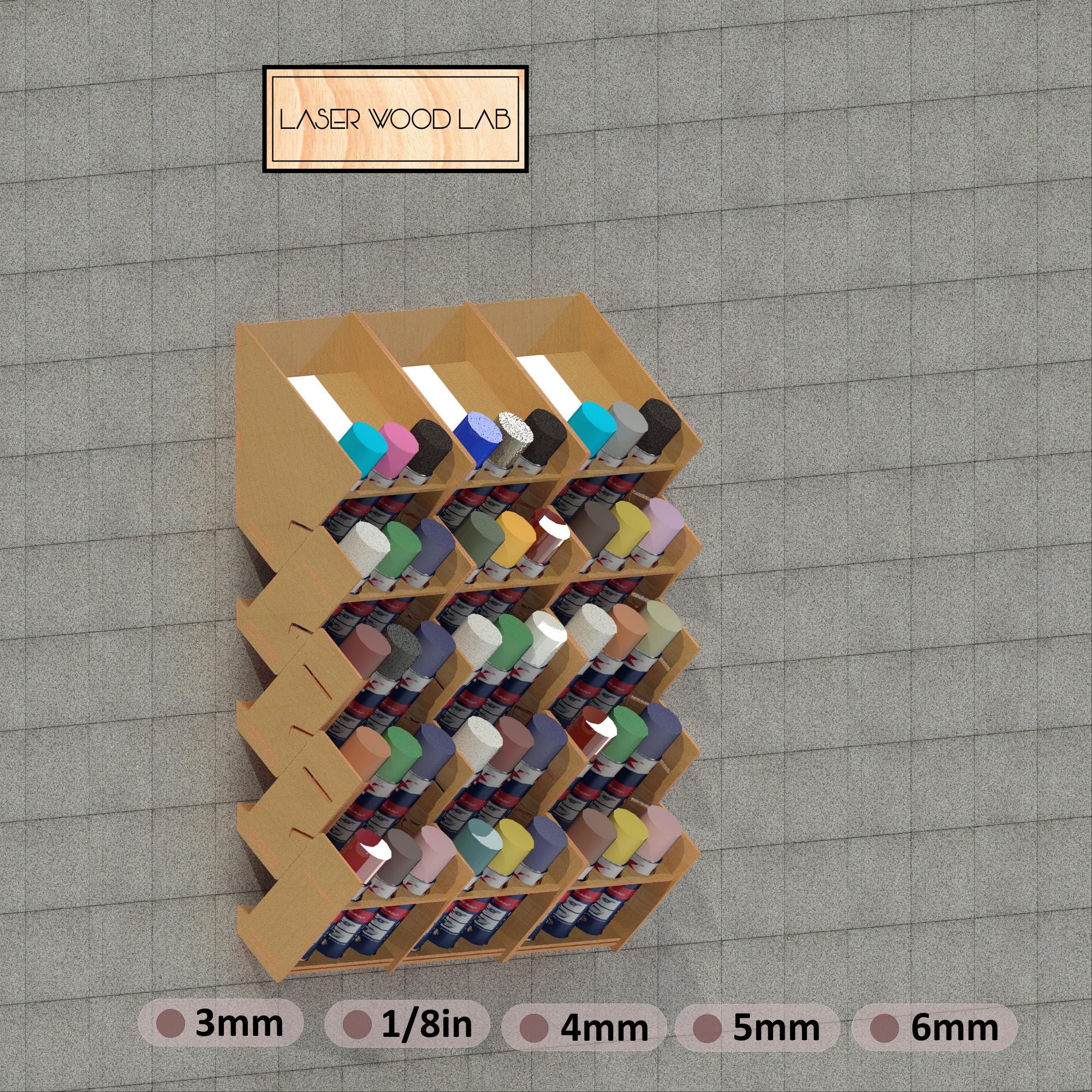 Spray Paint Can Holder File | SVG, Cdr, Eps, Ai, PDF, DXF Laser-ready ...