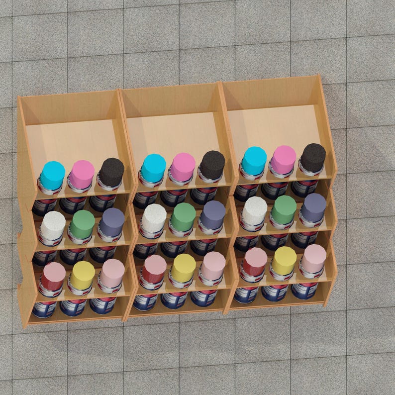 Spray Paint Can Holder File | SVG, Cdr, Eps, Ai, PDF, DXF Laser-ready ...