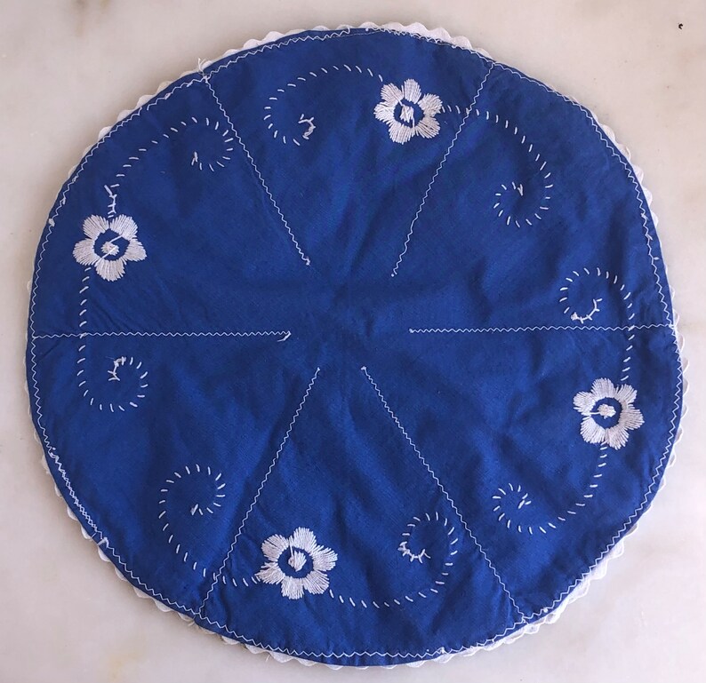 Vintage Handsewn Bread Basket Cover Etsy