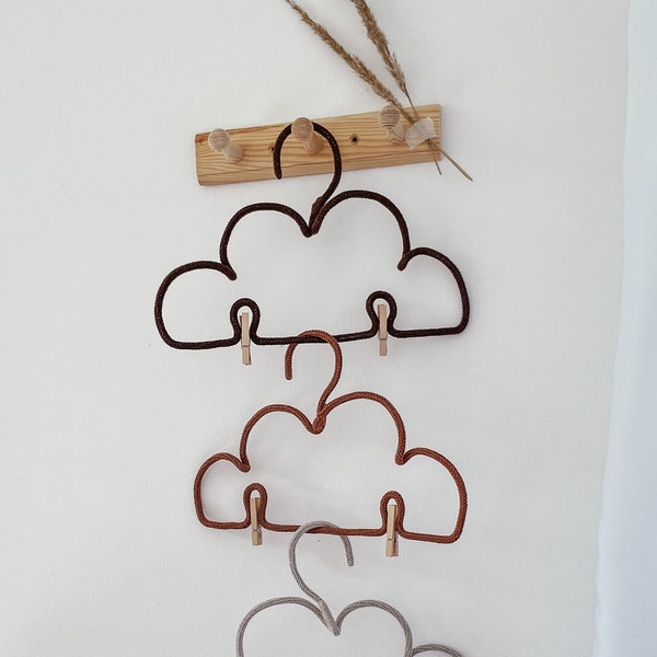 Baby clothes hangers baby shower decorations Montessori furniture personalized hanger boho nursery decor Baby hanger montessori wardrobe