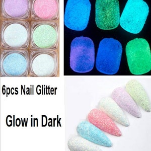 Glow in the Dark Powder Trial Pack 4 Colour Set 