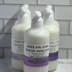 Lavender and Peppermint Lotion / Relax and Unwind