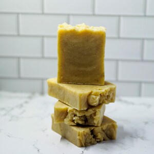 Unscented Handmade Oatmeal Honey Goat Milk Soap
