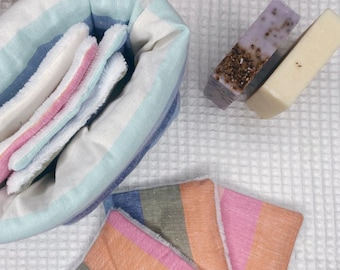 Reusable Cotton Basket and Weekly Organizer – Custom-Made Set