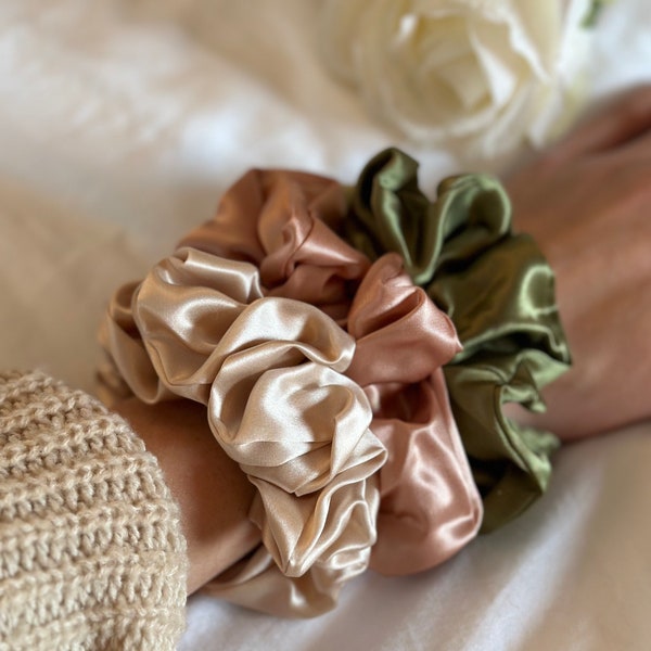 Silk Scrunchie - Etsy