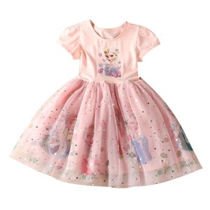 Kleid Eiskönigin Tutu Tüllkleid 画像 2