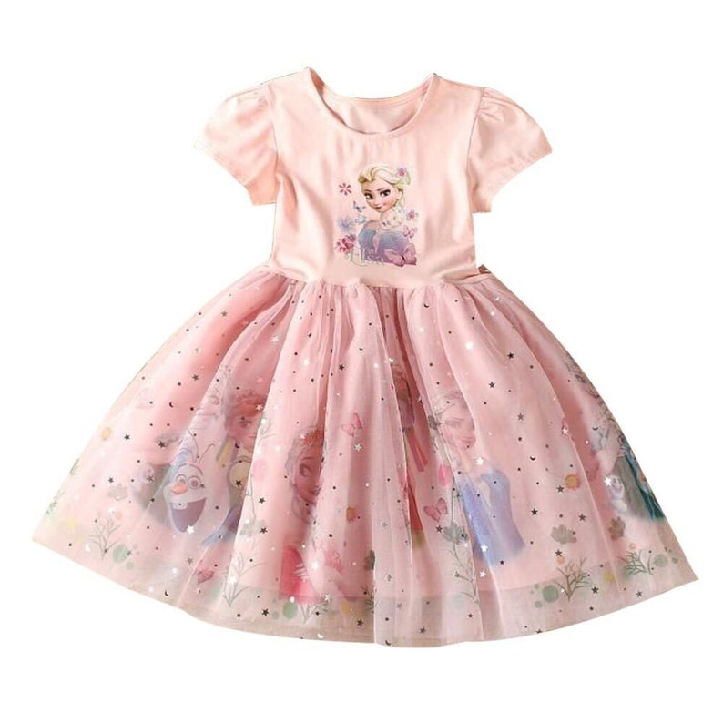 Kleid Eiskönigin Tutu Tüllkleid Bild 2