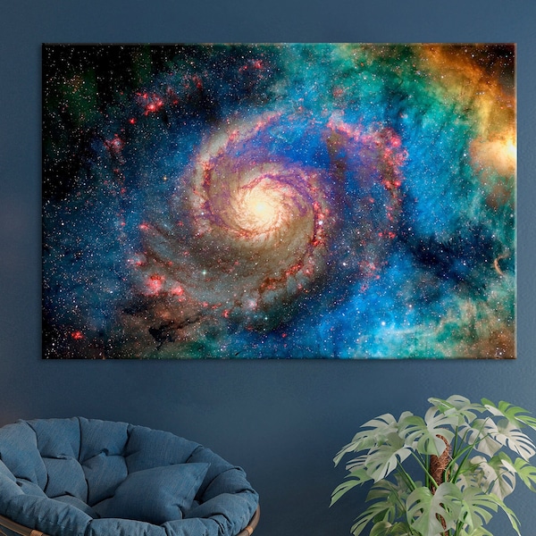 Galaxy Wall Art Etsy